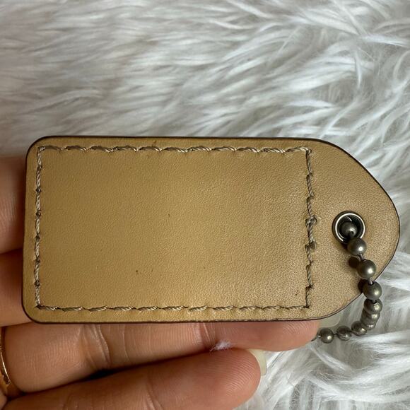 2.5" COACH Fob Bag Charm Hang tag Hangtag - Picture 2 of 2